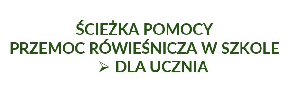 Ścieżka pomocy dla ucznia