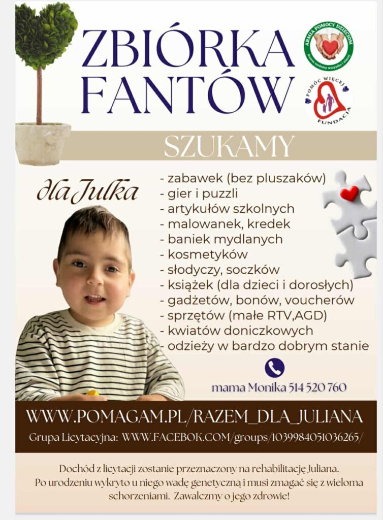 Zbiórka fantów dla Julka
