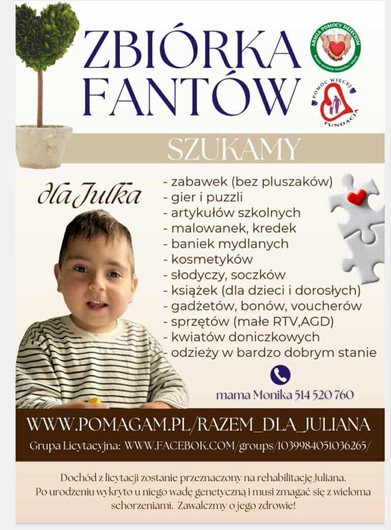 Zbiórka fantów dla Julka